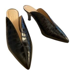 Club Monaco Women’s Nahdine Black Mule Sylish New Size 9 Box Dust Bag